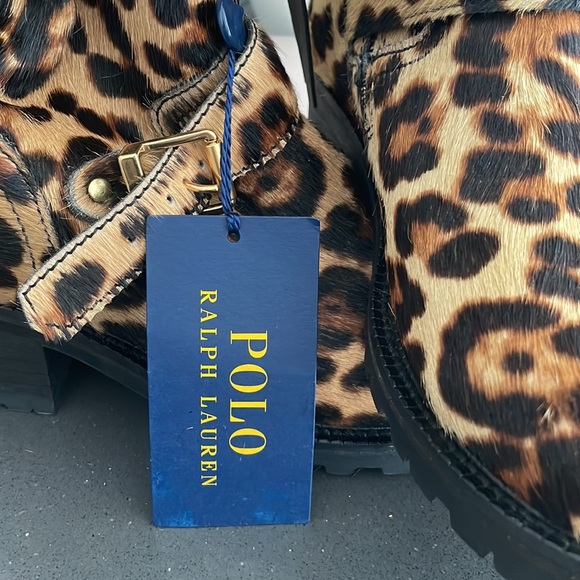 BRAND NEW Polo Ralph Lauren Payge Moto Boots Size 6 and 6.5 - Picture 7 of 9